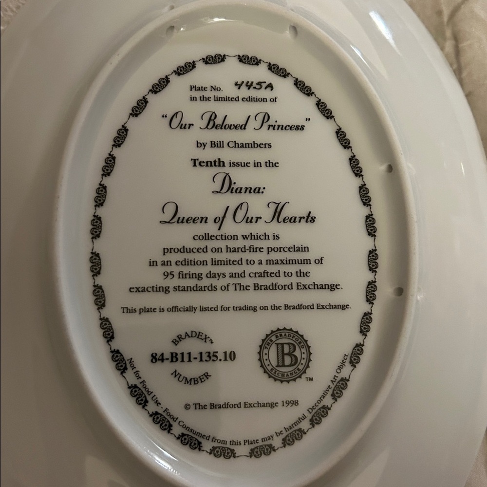 Diana: Queen of our Hearts” Collection Ltd. Ed. Collector Plates (Set of 8) - Picture 10 of 16